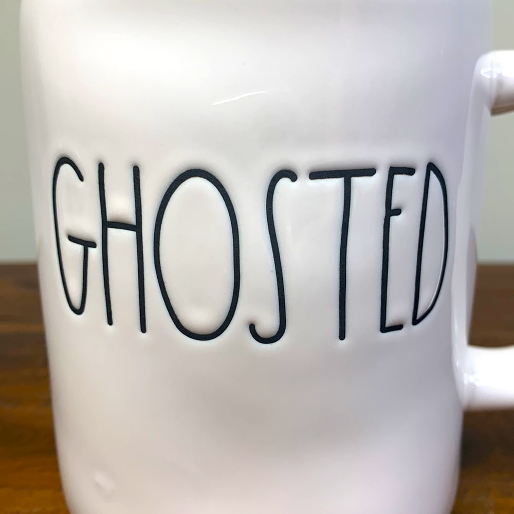 Last 1 - Rae Dunn “Ghosted” Double Sided Mug - Picture 3 of 10